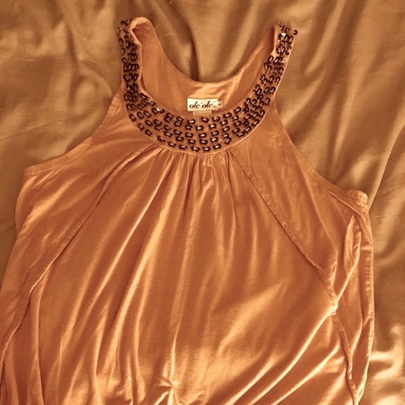 sale❤️ Sand beaded tee - Picture 2 of 2